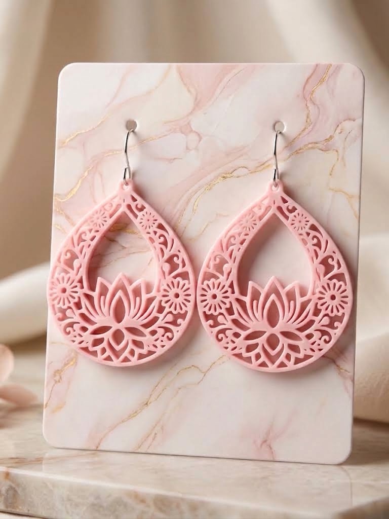 Pendientes y bisutería contemporánea en 3D